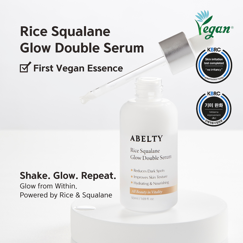 [Abelty] Rice Squalane Glow Double Serum 50ml