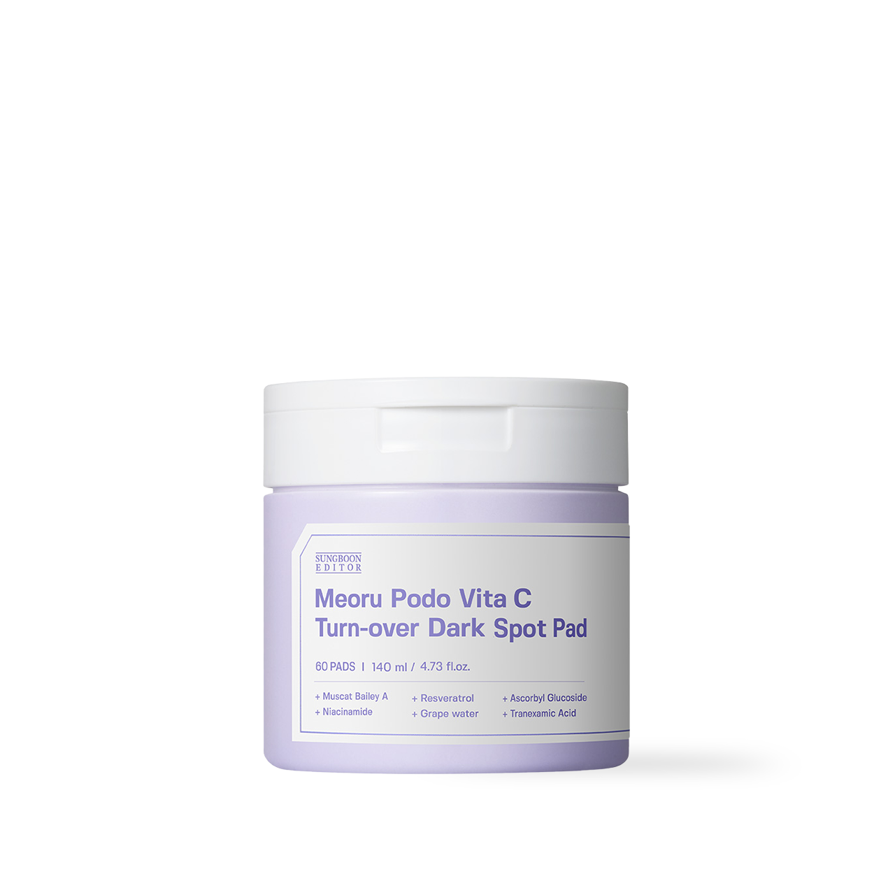 [SUNGBOON EDITOR] Meoru Podo Vita C Turn-over Dark Spot Pad 60pcs