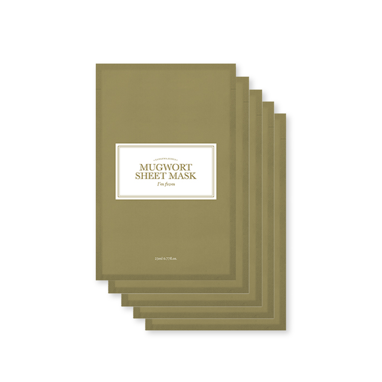 [ImFrom] Mugwort Sheet Mask 23ml (5ea)