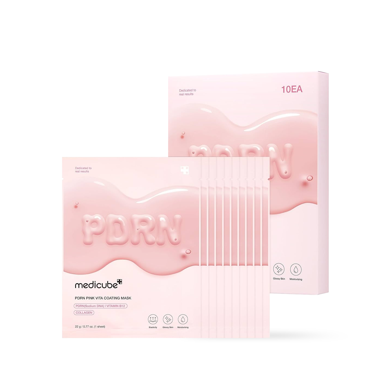[Medicube] PDRN Pink Vita Coating Mask - 2 Size