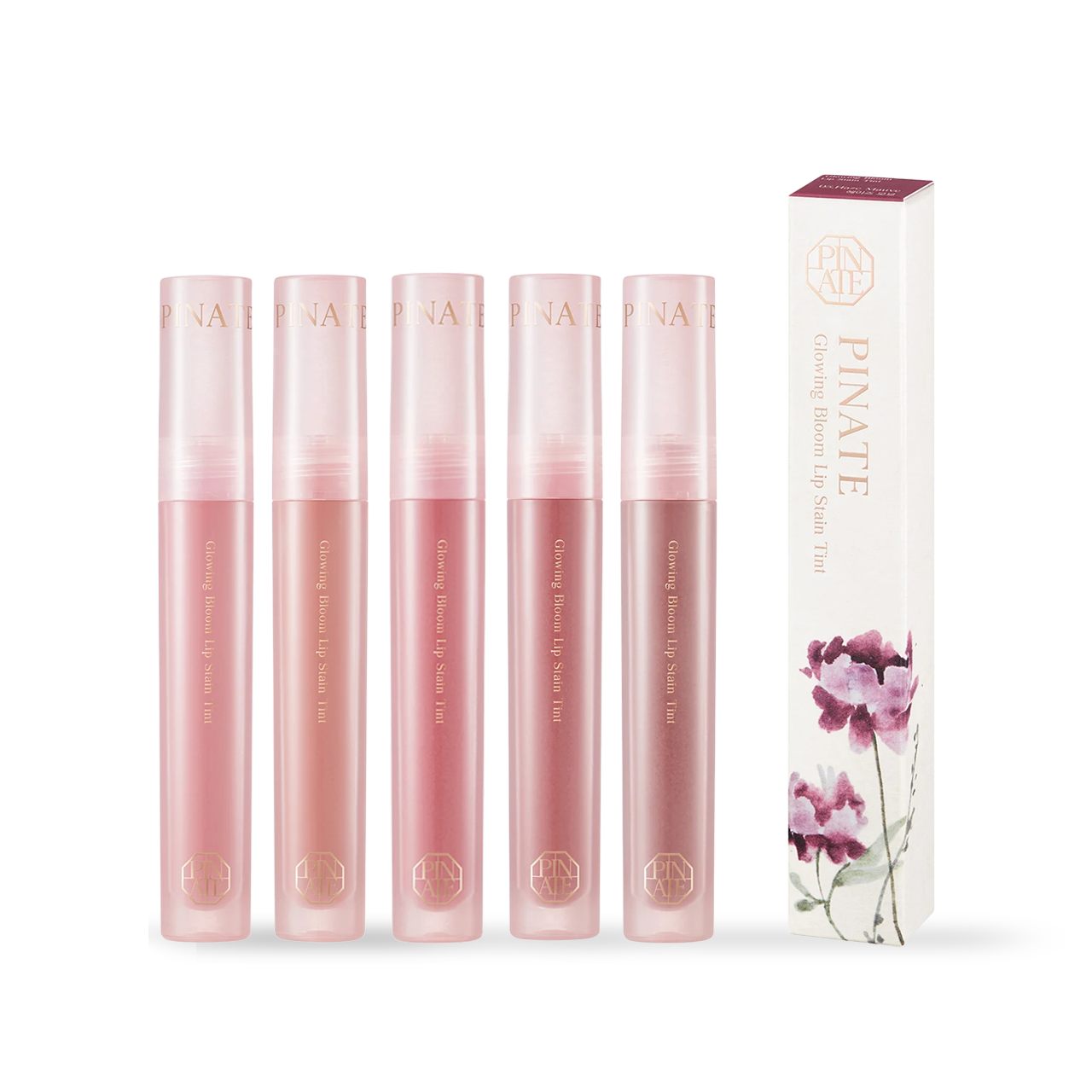 [Pinate] Glowing Bloom Lip Stain - 5 Colors