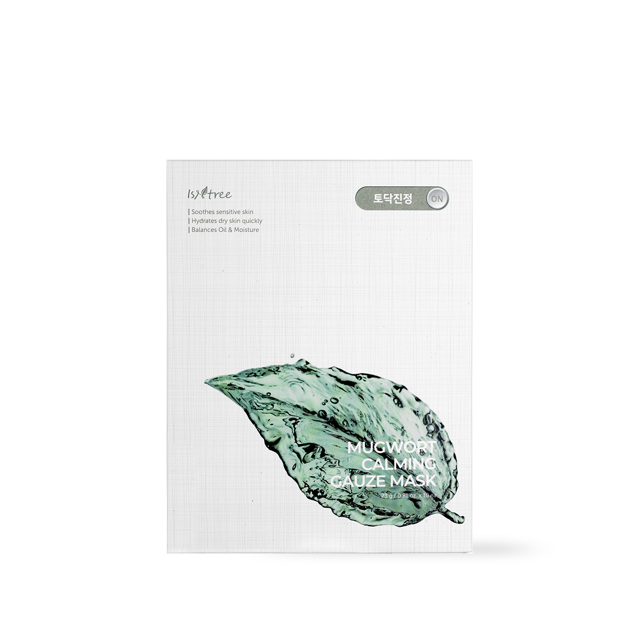 [Isntree] Mugwort Calming Gauze Mask 23g*10ea