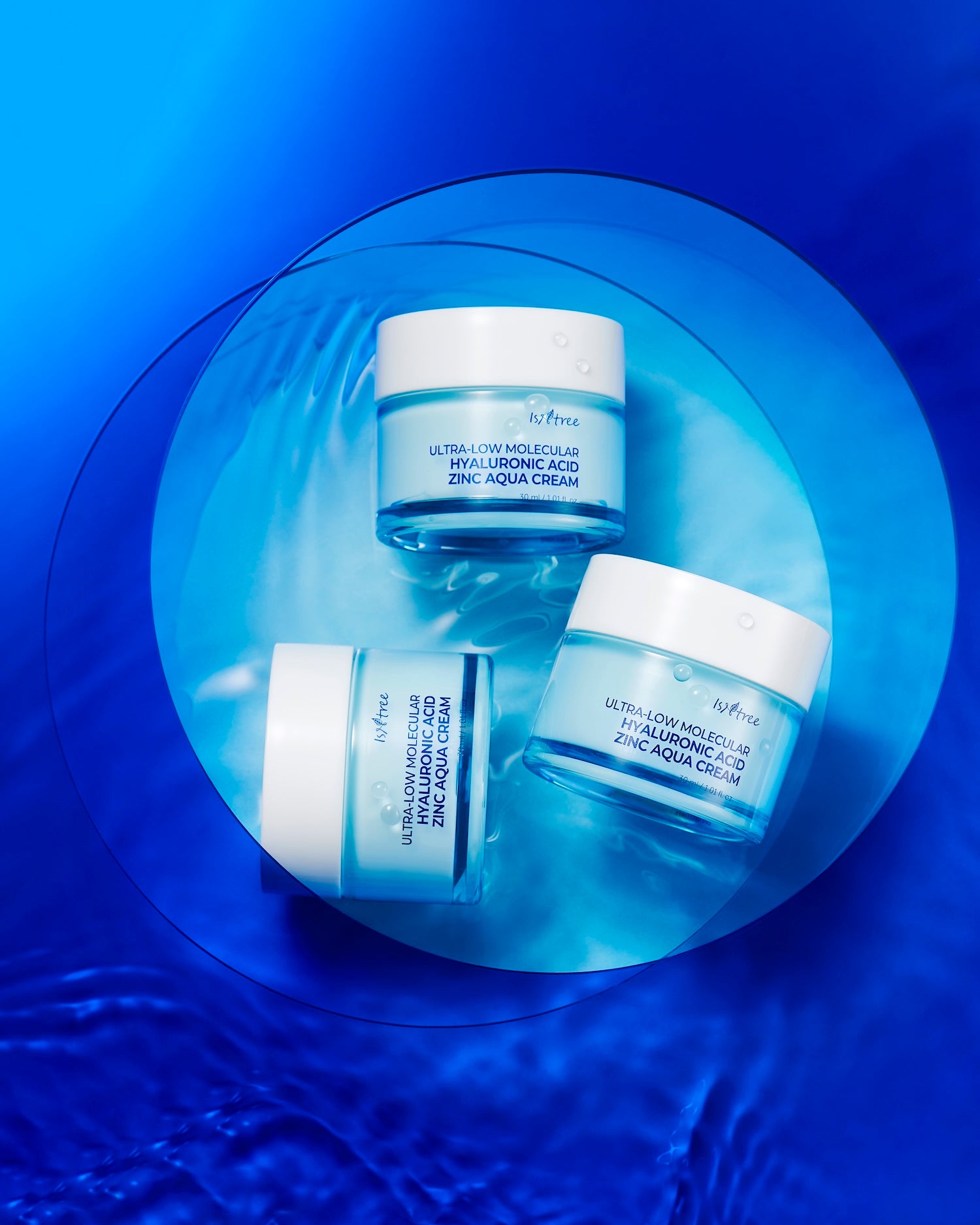 [Isntree] Ultra-Low Molecular Hyaluronic Acid Zinc Aqua Cream 80ml