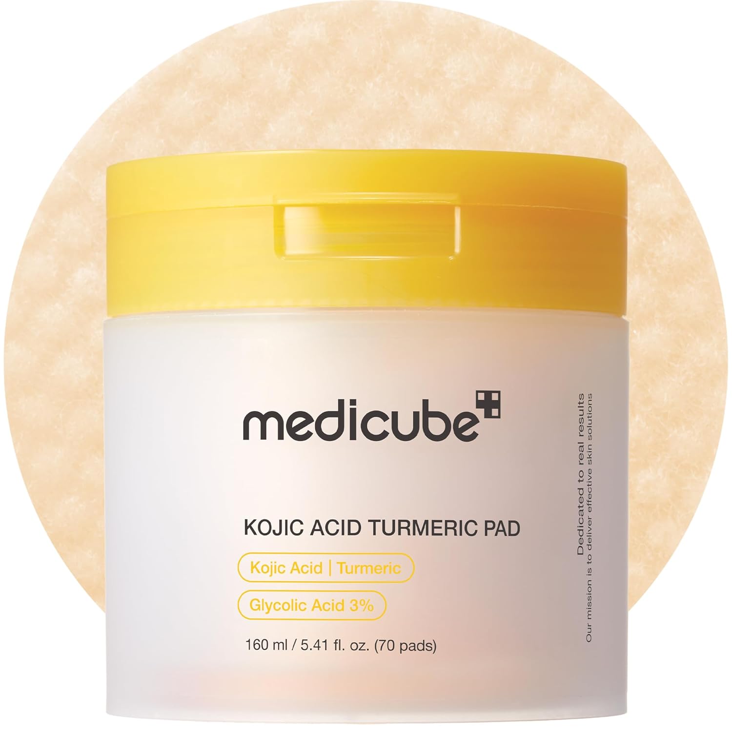 [Medicube] Kojic Acid Tumeric Toner Pad 70pcs